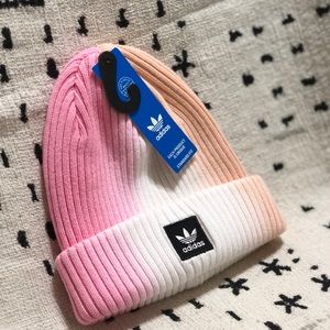 Adidas multicolor pink beanie